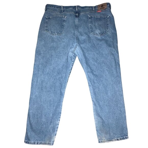 Wrangler Mens Regular Fit Denm Jeans-Medium Wash-46X30-GUC - Picture 6 of 8